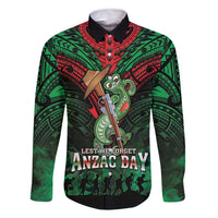 New Zealand ANZAC Day Family Matching Summer Maxi Dress and Hawaiian Shirt Aotearoa Hei Tiki