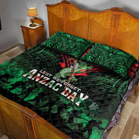 New Zealand ANZAC Day Quilt Bed Set Aotearoa Hei Tiki