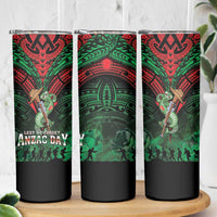 New Zealand ANZAC Day Skinny Tumbler Aotearoa Hei Tiki