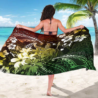 Hawaii King Kamehameha Day Sarong Polynesian Pattern Mix Hibiscus Reggae