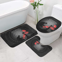 Cook Islands ANZAC Day Bathroom Set Soldier Silhouette Remembrance
