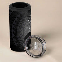 Cook Islands ANZAC Day 4 in 1 Can Cooler Tumbler Soldier Silhouette Remembrance
