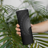 Cook Islands ANZAC Day Skinny Tumbler Soldier Silhouette Remembrance
