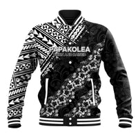 Hawaii Papakolea Born And Raised Baseball Jacket Hawaiian Tribal Pattern