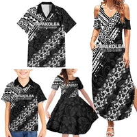 Hawaii Papakolea Born And Raised Family Matching Summer Maxi Dress and Hawaiian Shirt Hawaiian Tribal Pattern