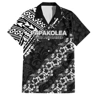 Hawaii Papakolea Born And Raised Family Matching Summer Maxi Dress and Hawaiian Shirt Hawaiian Tribal Pattern