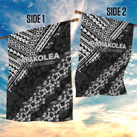 Hawaii Papakolea Born And Raised Garden Flag Hawaiian Tribal Pattern
