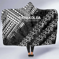 Hawaii Papakolea Born And Raised Hooded Blanket Hawaiian Tribal Pattern