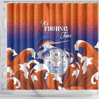 Marshall Islands Fishermen's Day Shower Curtain It's Fishing Time