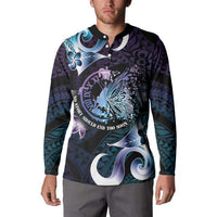 Personalised Polynesia Suicide Prevention Awareness Button Sweatshirt No Story Should End Too Soon