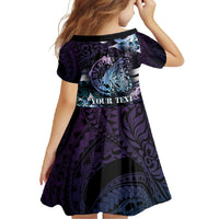 Personalised Polynesia Suicide Prevention Awareness Family Matching Long Sleeve Bodycon Dress and Hawaiian Shirt No Story Should End Too Soon