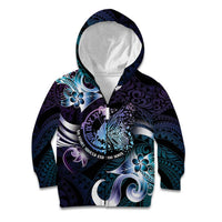 Personalised Polynesia Suicide Prevention Awareness Kid Hoodie No Story Should End Too Soon
