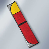 Papua New Guinea 50th Independence Anniversary Auto Sun Shade Special Style Red Version - Polynesian Pride