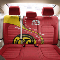 Papua New Guinea 50th Independence Anniversary Back Car Seat Cover Special Style Red Version - Polynesian Pride