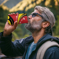 Papua New Guinea 50th Independence Anniversary 4 in 1 Can Cooler Tumbler Special Style Red Version - Polynesian Pride