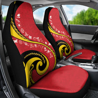 Papua New Guinea Independence Car Seat Cover Special Style Red Version LT05 - Polynesian Pride