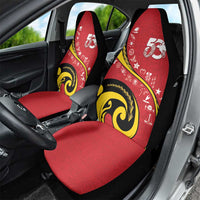 Papua New Guinea Independence Car Seat Cover Special Style Red Version LT05 - Polynesian Pride