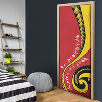 Papua New Guinea Independence Door Cover Special Style Red Version LT05 - Polynesian Pride