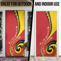 Papua New Guinea Independence Door Cover Special Style Red Version LT05 - Polynesian Pride
