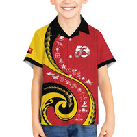 Papua New Guinea Independence Hawaiian Shirt Special Style Red Version LT05 - Polynesian Pride