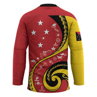 Papua New Guinea Independence Hockey Jersey Special Style Red Version LT05 - Polynesian Pride