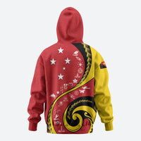 Papua New Guinea Independence Hoodie Special Style Red Version LT05 - Polynesian Pride