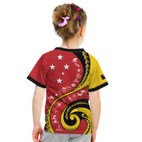 Papua New Guinea Independence Kid T Shirt Special Style Red Version LT05 - Polynesian Pride