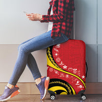 Papua New Guinea Independence Luggage Cover Special Style Red Version LT05 - Polynesian Pride