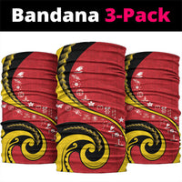 Papua New Guinea Independence Neck Gaiter Special Style Red Version LT05 package One Size: 25*50cm Red - Polynesian Pride