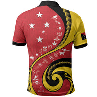 Papua New Guinea Independence Polo Shirt Special Style Red Version LT05 - Polynesian Pride