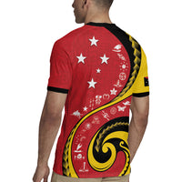 Papua New Guinea Independence Rugby Jersey Special Style Red Version LT05 - Polynesian Pride