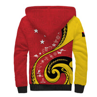 Papua New Guinea Independence Sherpa Hoodie Special Style Red Version LT05 - Polynesian Pride