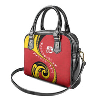 Papua New Guinea 50th Independence Anniversary Shoulder Handbag Special Style Red Version - Polynesian Pride