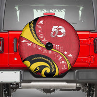 Papua New Guinea Independence Spare Tire Cover Special Style Red Version LT05 - Polynesian Pride