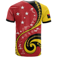 Papua New Guinea Independence T Shirt Special Style Red Version LT05 - Polynesian Pride