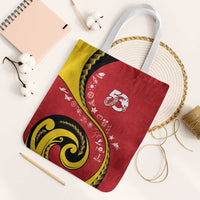 Papua New Guinea 50th Independence Anniversary Tote Bag Special Style Red Version - Polynesian Pride
