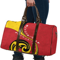 Papua New Guinea Independence Travel Bag Special Style Red Version LT05 - Polynesian Pride