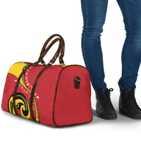 Papua New Guinea Independence Travel Bag Special Style Red Version LT05 - Polynesian Pride