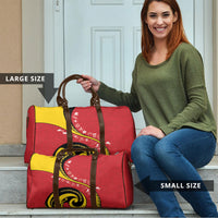 Papua New Guinea Independence Travel Bag Special Style Red Version LT05 - Polynesian Pride