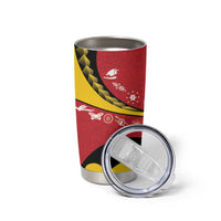 Papua New Guinea Independence Tumbler Cup Special Style Red Version LT05 - Polynesian Pride
