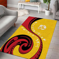 Papua New Guinea Independence Area Rug Special Style Yellow Version LT05 - Polynesian Pride