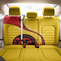 Papua New Guinea Independence Back Car Seat Cover Special Style Yellow Version LT05 - Polynesian Pride