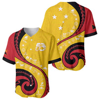Papua New Guinea Independence Baseball Jersey Special Style Yellow Version LT05 - Polynesian Pride