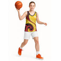 Papua New Guinea Independence Basketball Jersey Special Style Yellow Version LT05 - Polynesian Pride