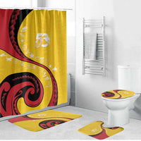 Papua New Guinea Independence Bathroom Set Special Style Yellow Version LT05 Bathroom Set (4 pcs) Yellow - Polynesian Pride