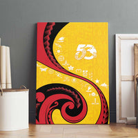 Papua New Guinea Independence Canvas Wall Art Special Style Yellow Version LT05 - Polynesian Pride
