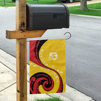 Papua New Guinea 50th Independence Anniversary Garden Flag Special Style Yellow Version - Polynesian Pride