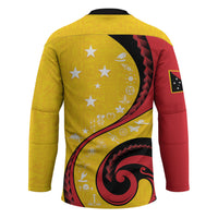 Papua New Guinea Independence Hockey Jersey Special Style Yellow Version LT05 - Polynesian Pride