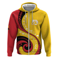 Papua New Guinea Independence Hoodie Special Style Yellow Version LT05 - Polynesian Pride