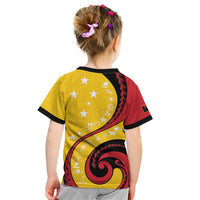 Papua New Guinea Independence Kid T Shirt Special Style Yellow Version LT05 - Polynesian Pride